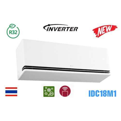 Điều hòa LG Inverter 1 chiều 18000BTU ion IDC18M1 Điều hòa LG Inverter 1 chiều 18000BTU ion IDC18M1